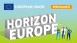 Schriftzug: Horizon Europe