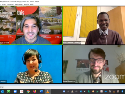 screenshot online discussion with discussants