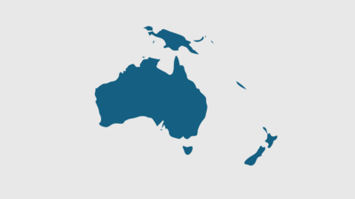 map of Oceania