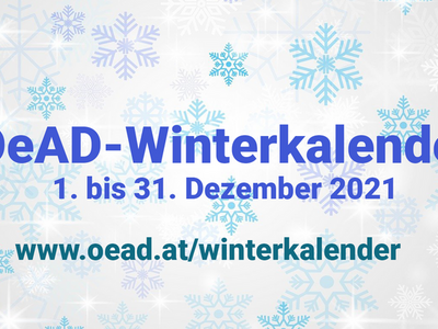 OeAD winter calendar 2021 cover photo