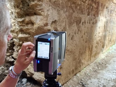 3D laser scanning of the Roman aqueduct in the Miliane valley near Tunis 