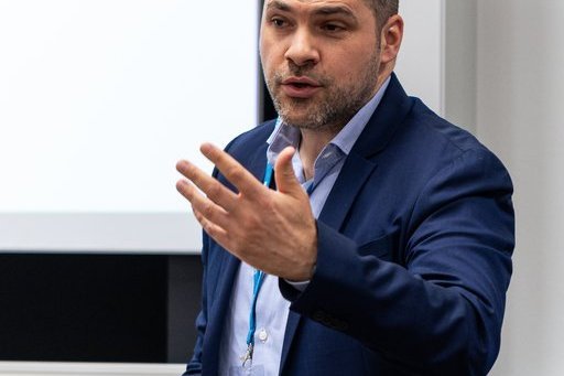 David Akrami Flores (DAAD, Co-Chair Working Group on Internationalisation and Mobility) is presenting