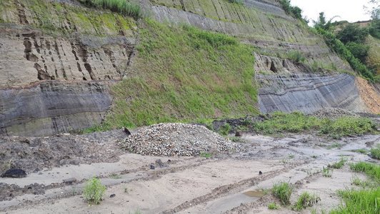 A piece of Acharya's work in slope stabilisation