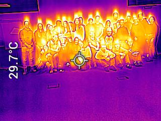 Wärmebild Schulklasse Sillgasse