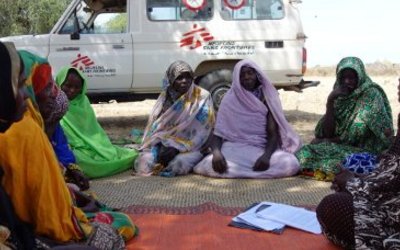 Tschad, Am Timan 2014 Gruppendiskussion zu reproduktiver Gesundheit