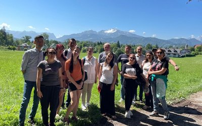 Fieldwork during the training in July, 2022 at PLUS, Salzburg