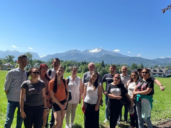 Fieldwork during the training in July, 2022 at PLUS, Salzburg
