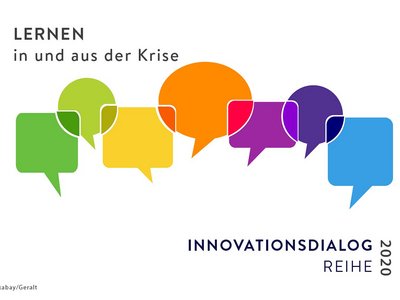 Titelbild und Sujet der Innovationsdialogreihe 2020