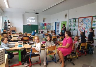 eTwinning-Preisverleihung an der Volksschule am Tabor