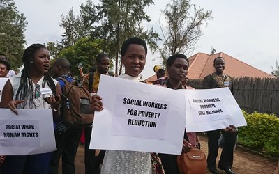 sozialer Marsch Ruanda