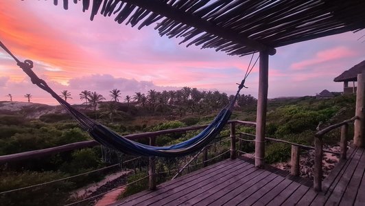 sunset in Mozambique