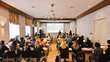 eTwinning seminar in Graz, all participants in plenary from the back during opening speech