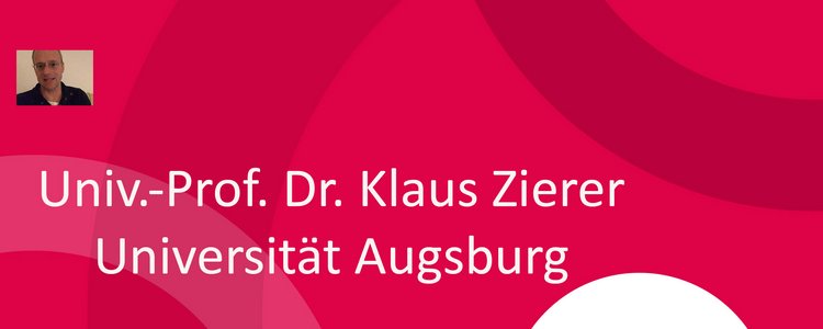 Titelfolie des Youtube-Videos mit Foto von Prof. Klaus Zierer (Universität Augsburg)