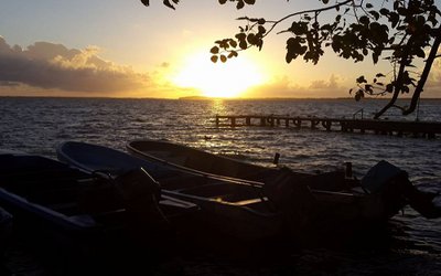 Sunset in Bluefields/Nicaragua