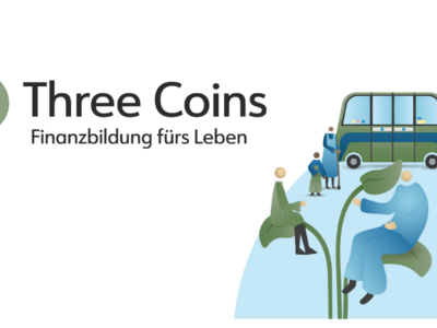 Banner Three Coins Schulworkshops