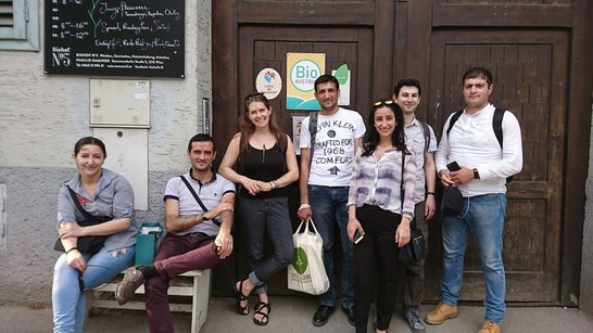 Group of people posing for a picture