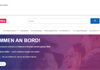 Screenshot Youth Portal