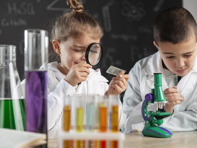 Kinder forschen im Labor