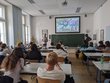 Wissenschaftsbotschafter mit Schüler/innen