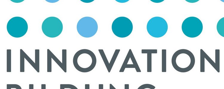 Das Logo der Innovationsstiftung für Bildung: Viele Kugeln mit den Worten Innovation Bildung.