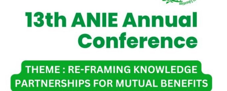 Text announcing ANIE conference