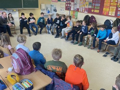 3. Klasse der Volkschule Bad Waltersdorf