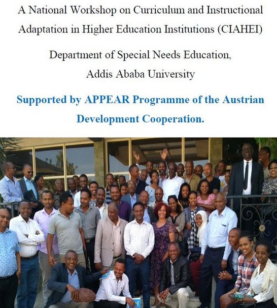 Workshop participants in front of workshop venue in Addis Ababa