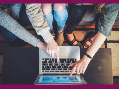 Startbildschirm der Applikation der Geräteinitiative 