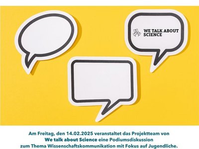 Podiumsdiskussion zu Wissenschaftskommunikation "Verstehen statt Verwirren"