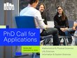PhD Call for application