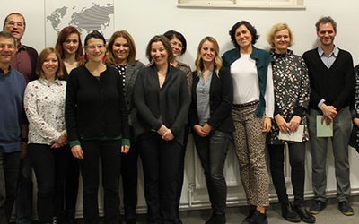 Gruppenfoto der TeilnehmerInnen aus Kroatien und Slowenien