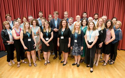 Gruppenfoto der Teilnehmerinnen und Teilnehmer an der EPALE-Konferenz