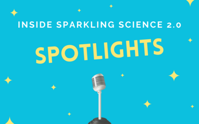Banner mit Aufschrift: Inside Sparkling Science 2.0 Spotlights