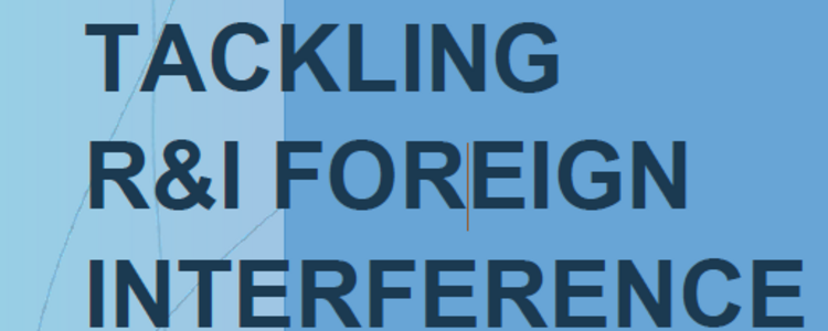 Tackling R&I foreign interference