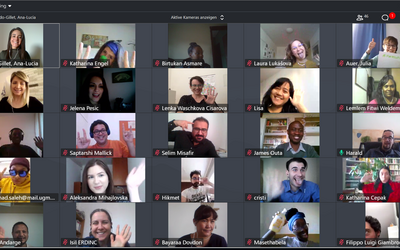 Group picture Online-Meeting Incoming Scholars